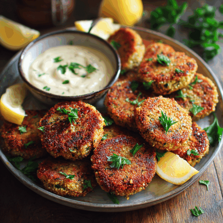 Baked Falafel Patties Recipe