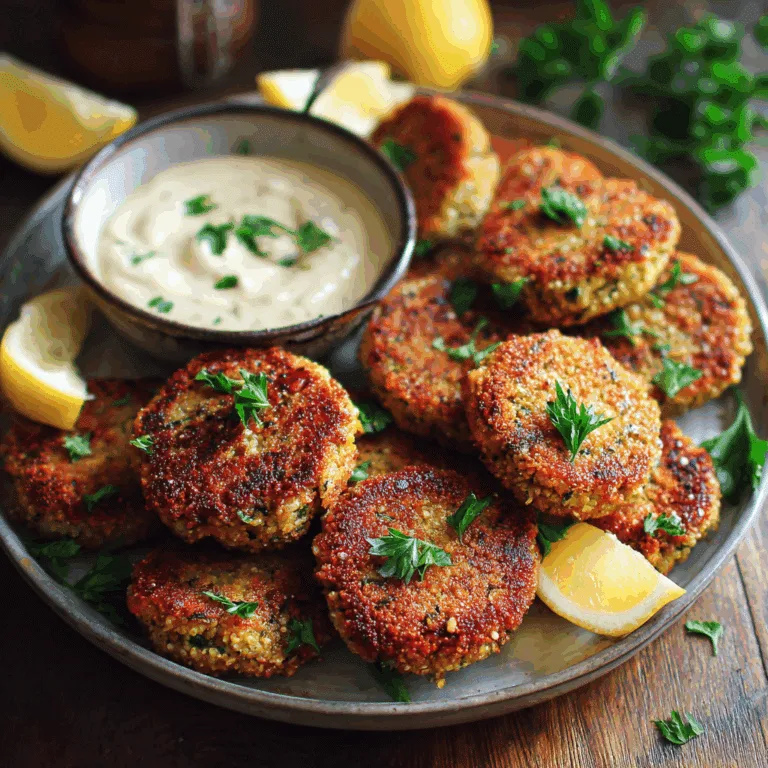 Baked Falafel Patties Recipe