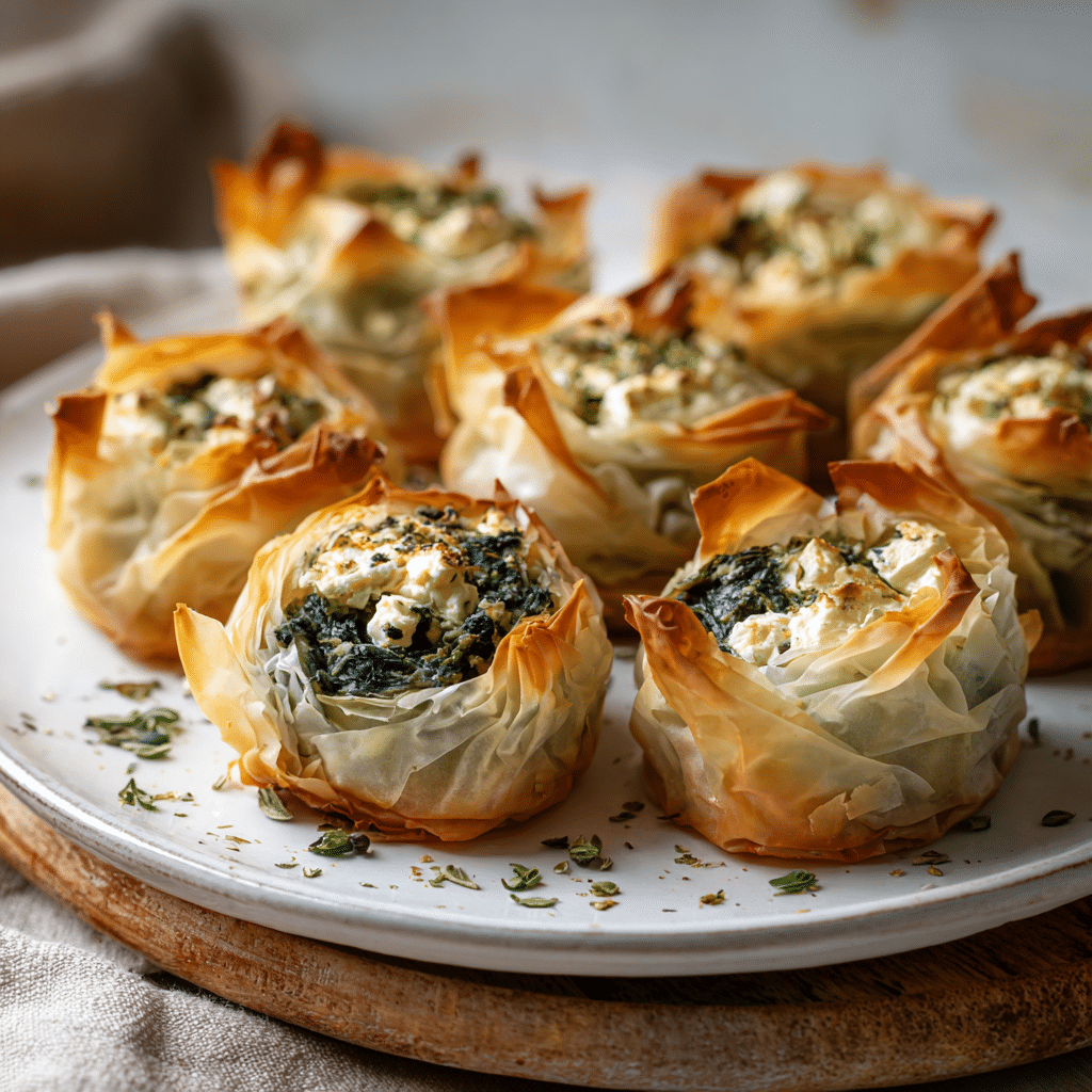 Greek Spanakopita Bites Recipe - Recipe Image