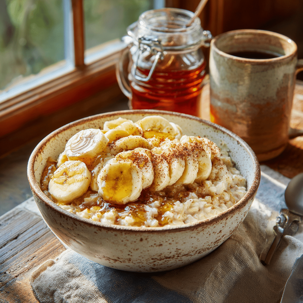 Banana Oatmeal Bowl Recipe - Recipe Image