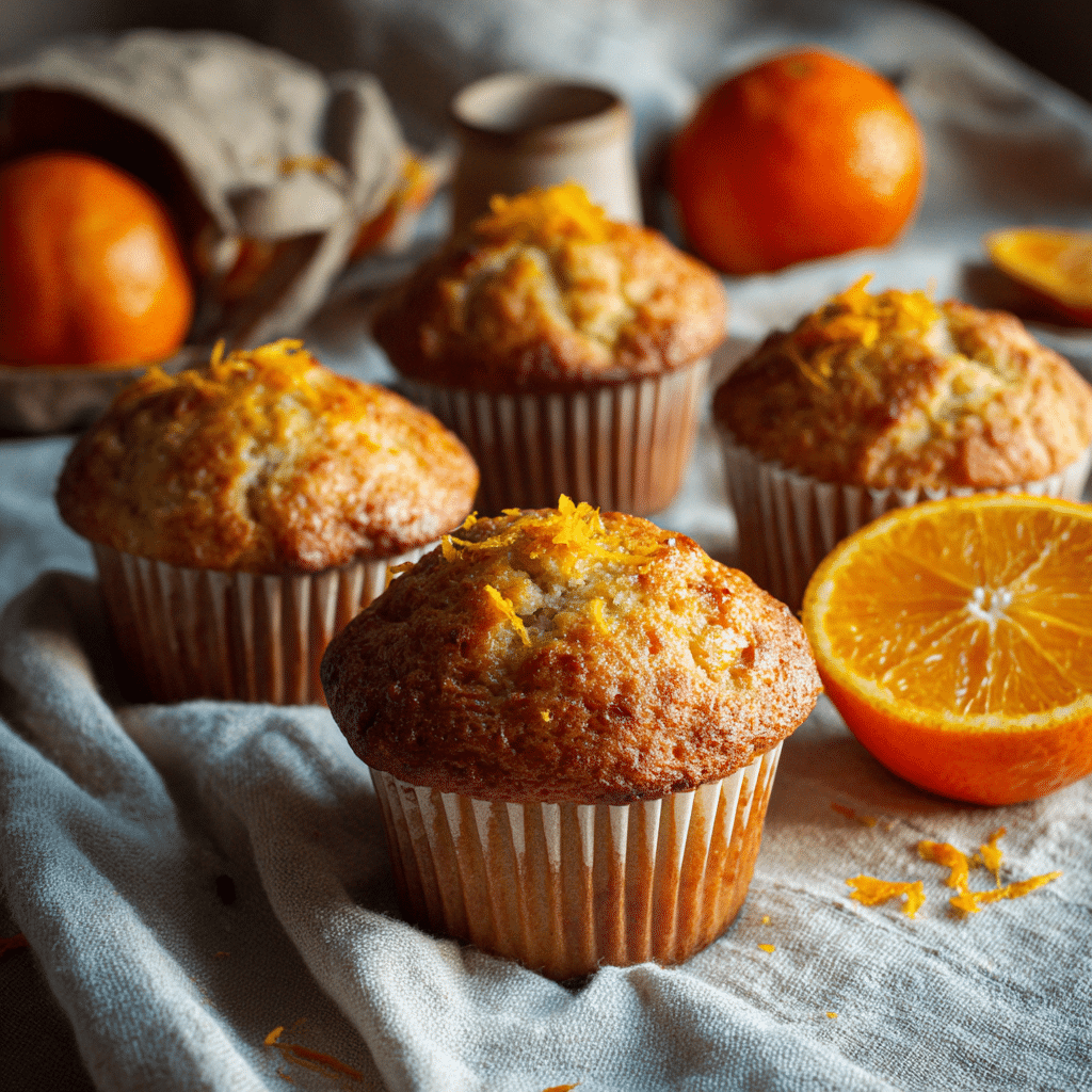 Orange and Cardamom Muffins Recipe - Recipe Image