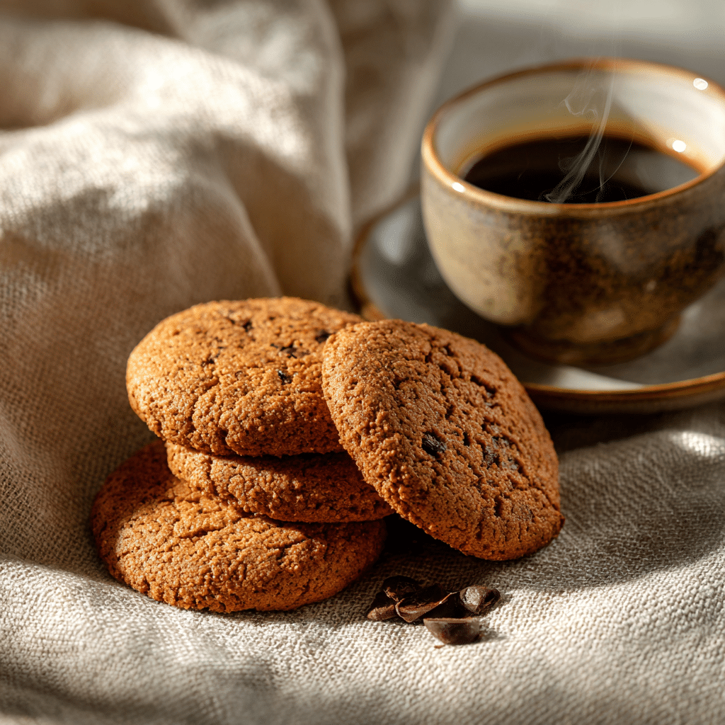 Espresso Olive Oil Cookies Recipe - Recipe Image