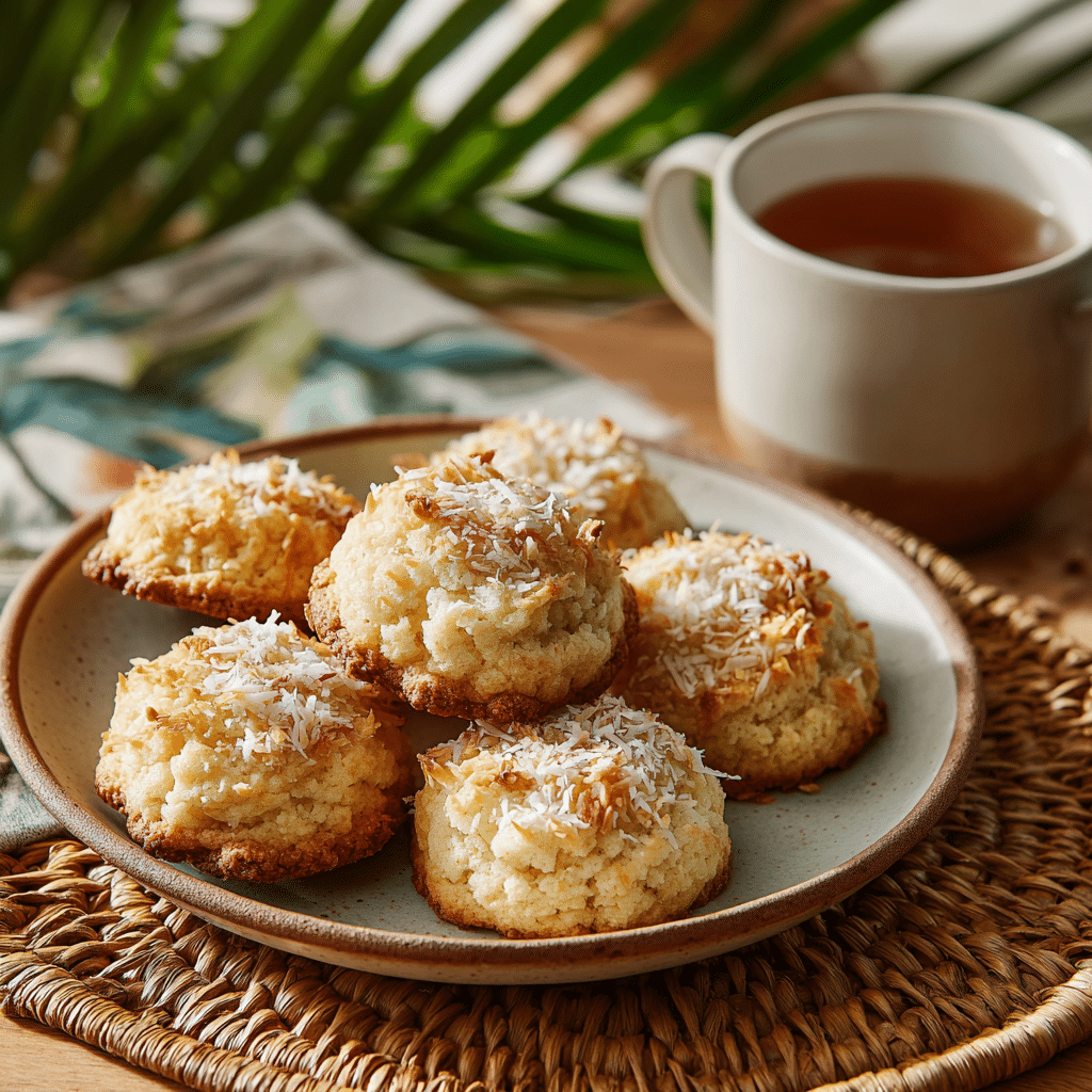 Coconut Olive Oil Cookies Recipe - Recipe Image