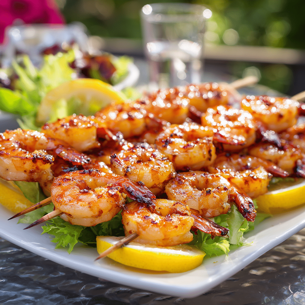 Air Fryer Shrimp Skewers