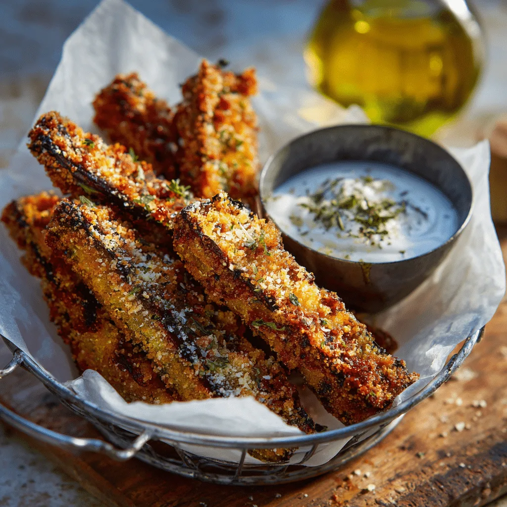 Air Fryer Eggplant Fries