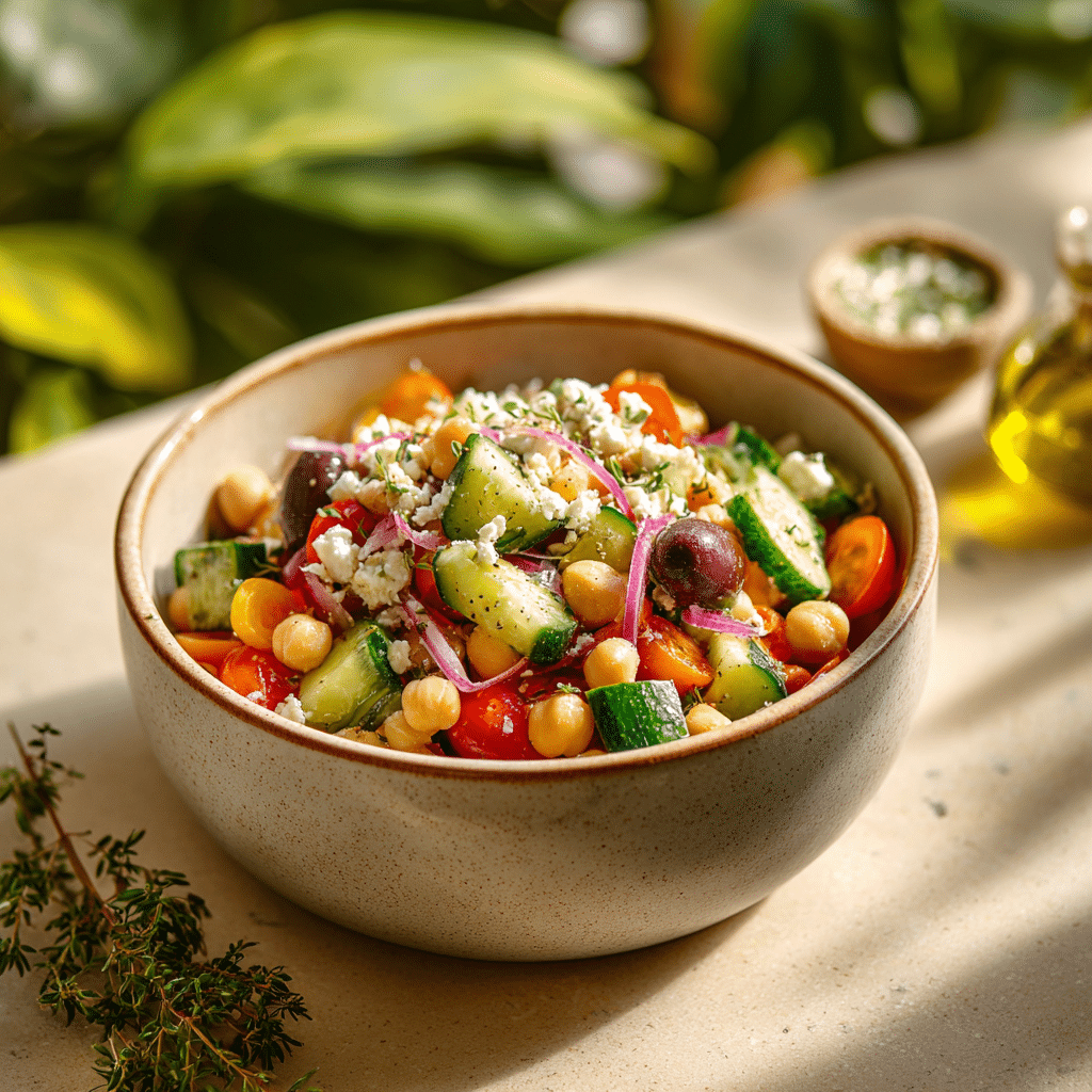Mediterranean Chickpea Salad - Recipe Image