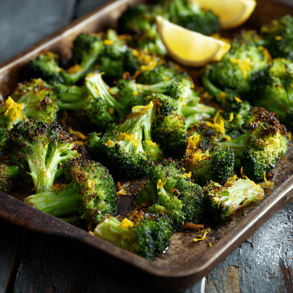 Roasted Broccoli with Garlic & Lemon - Recipe Image