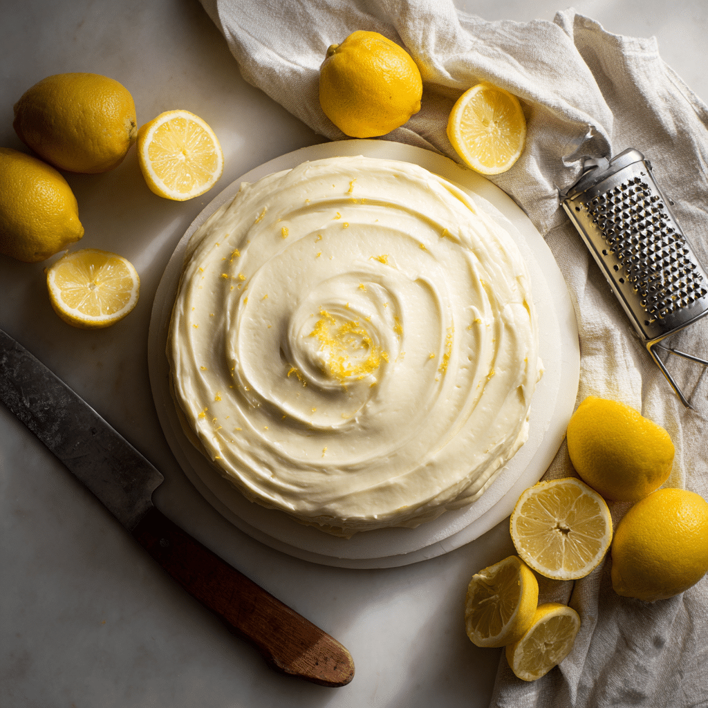 Lemon Cream Cheese Frosting Recipe - Recipe Image