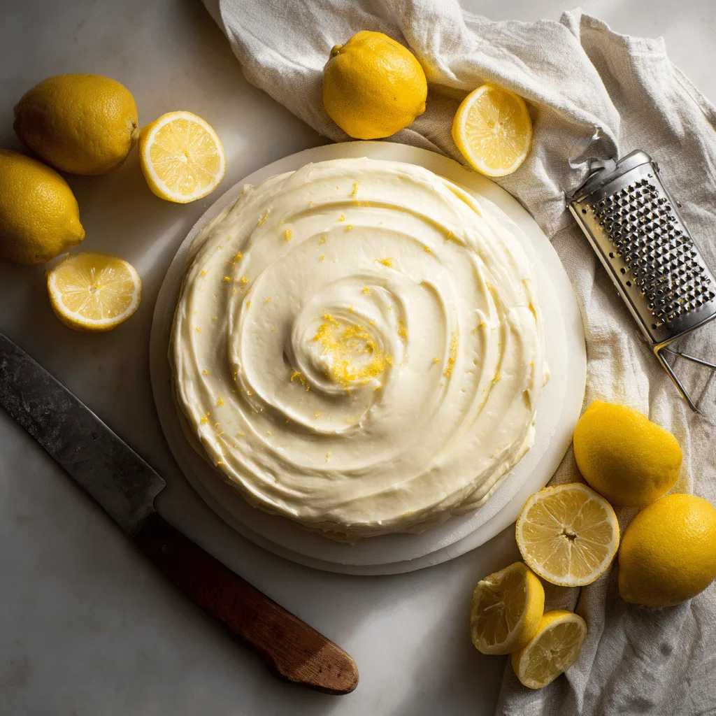 Lemon Cream Cheese Frosting Recipe - Recipe Image
