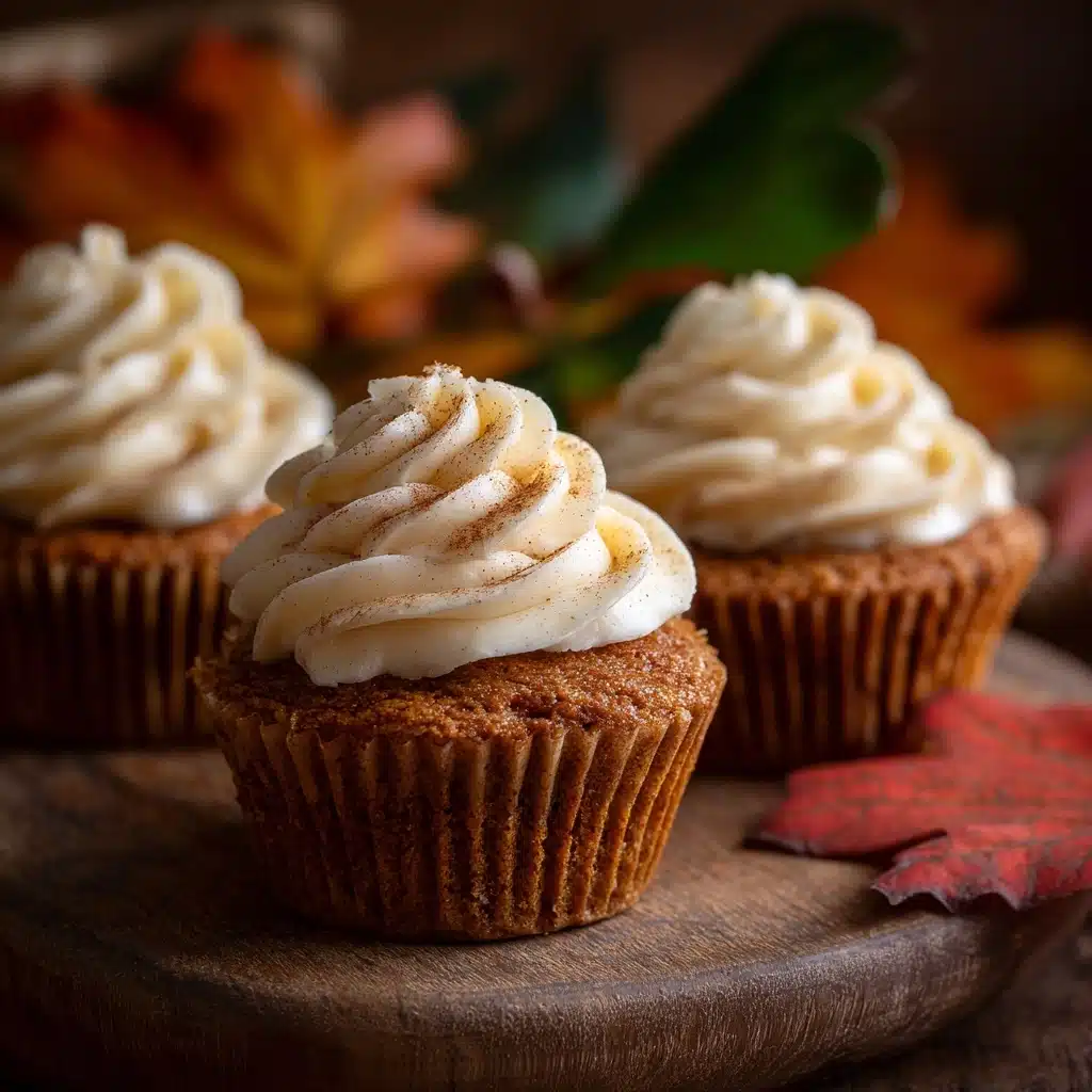 Pumpkin Spice Cupcakes with Cream Cheese Frosting - Recipe Image