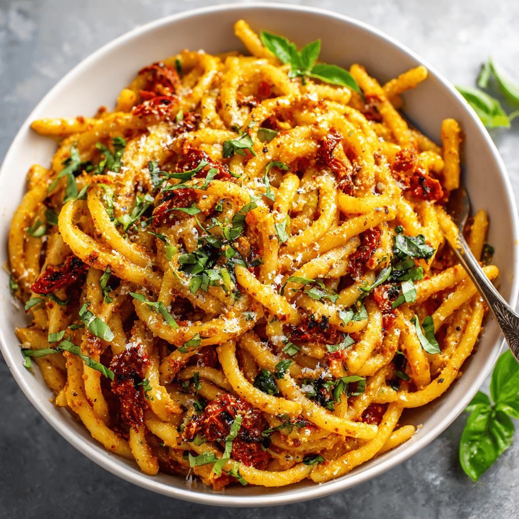 Sun-Dried Tomato Pesto Pasta - Recipe Image