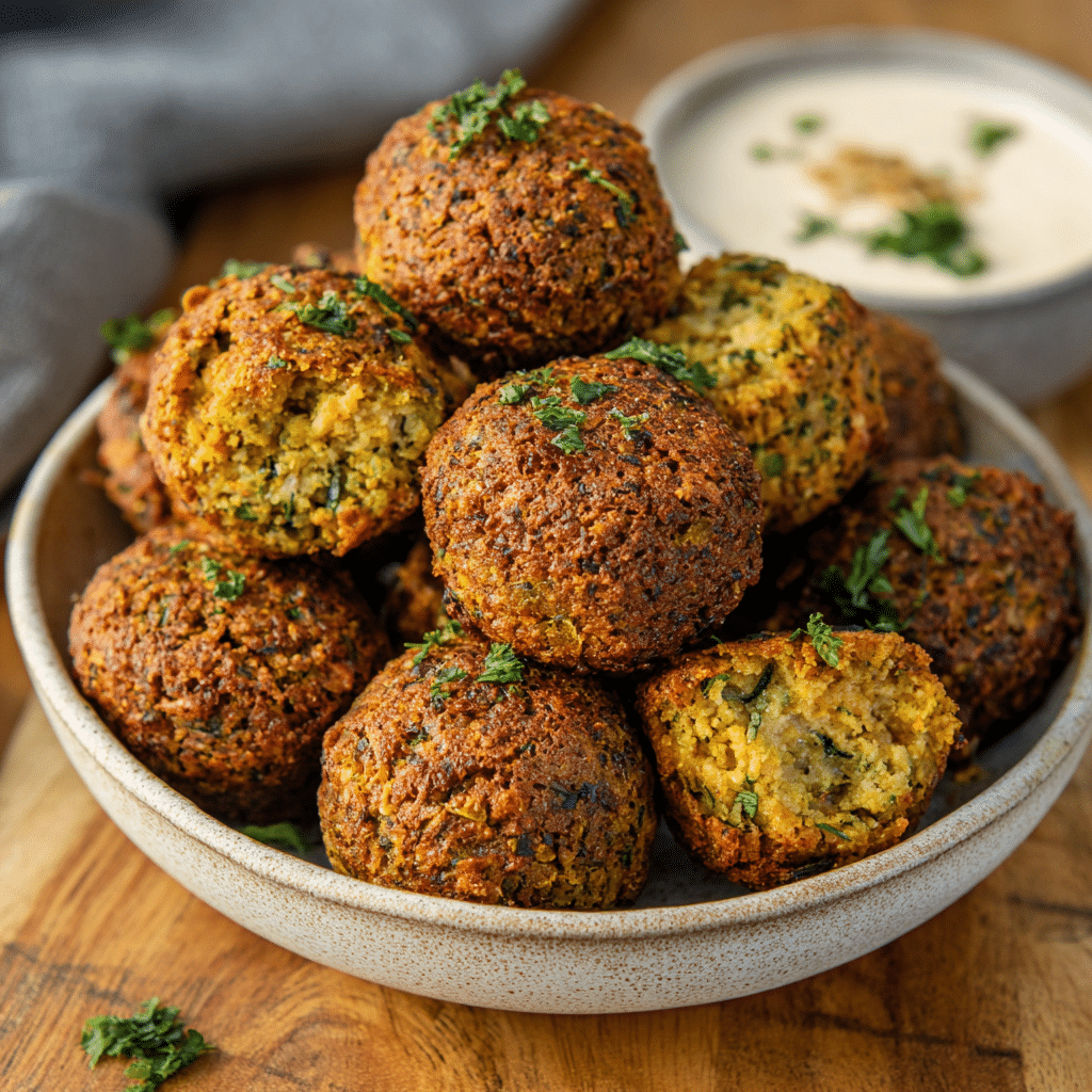 Crispy Air Fryer Falafel - Recipe Image