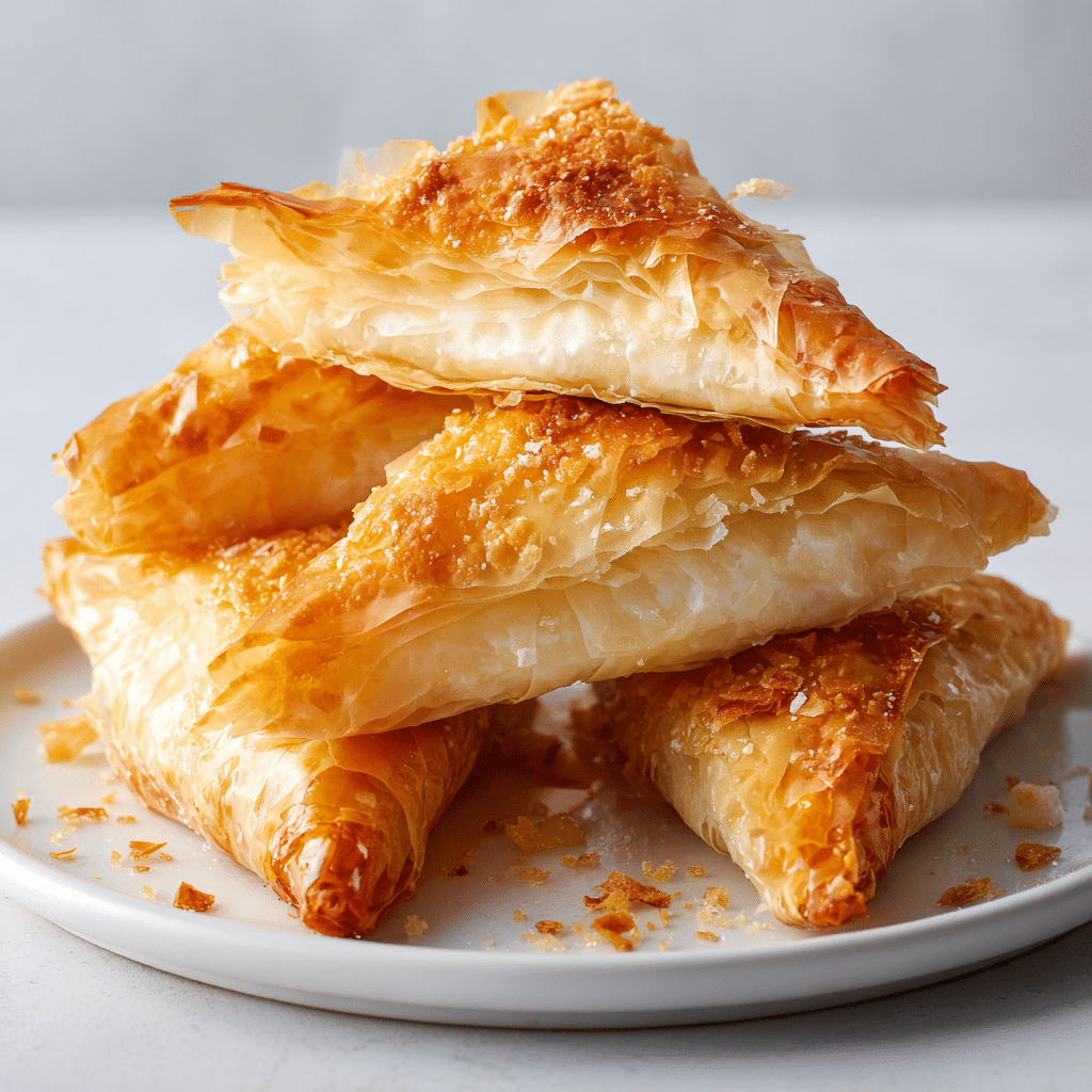 Tiropita Greek Cheese Feta Pie Recipe - Recipe Image
