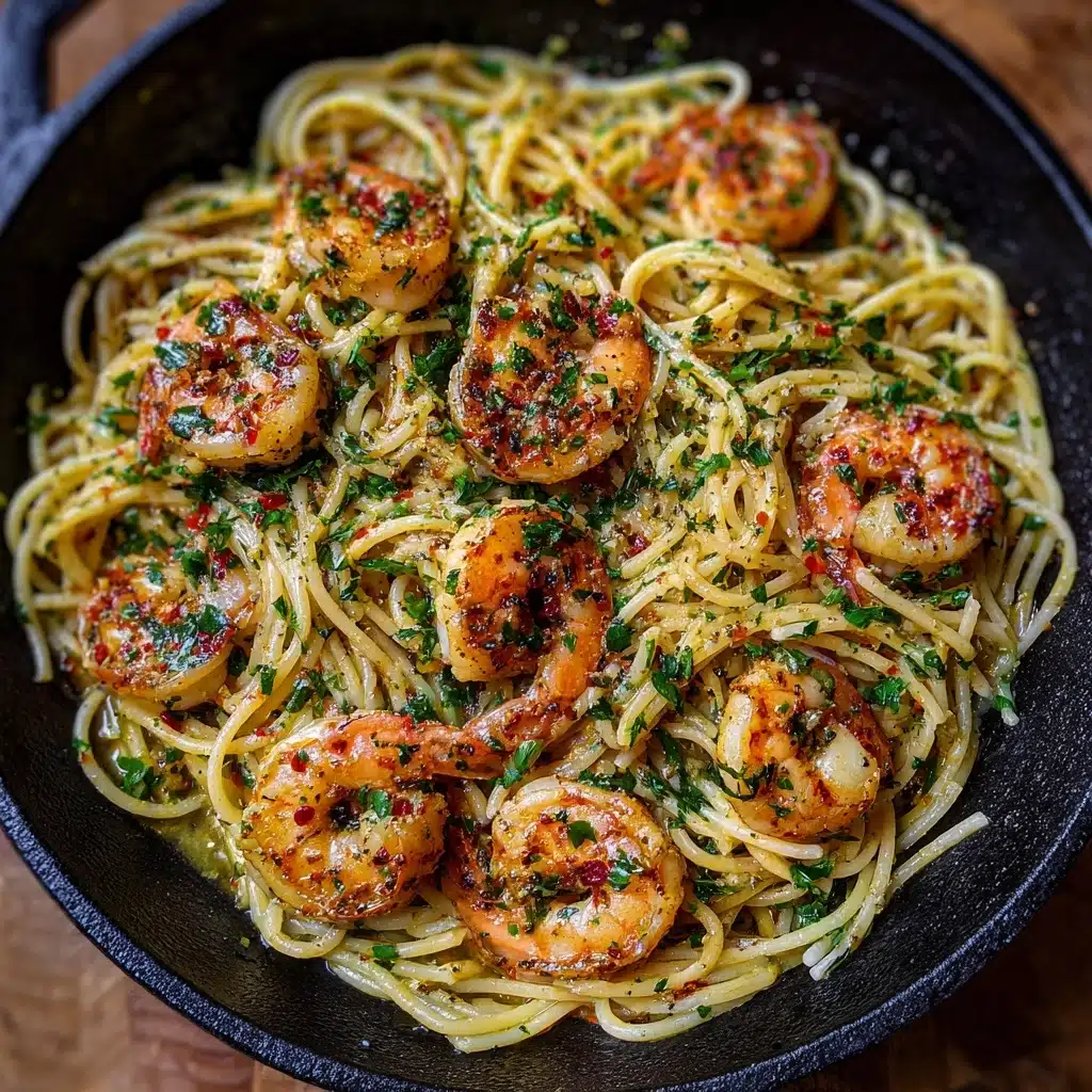 Lemon Butter Shrimp Pasta Recipe - Recipe Image