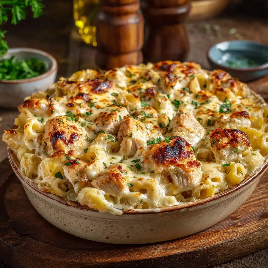 Loaded Chicken Alfredo Bake Recipe - Recipe Image