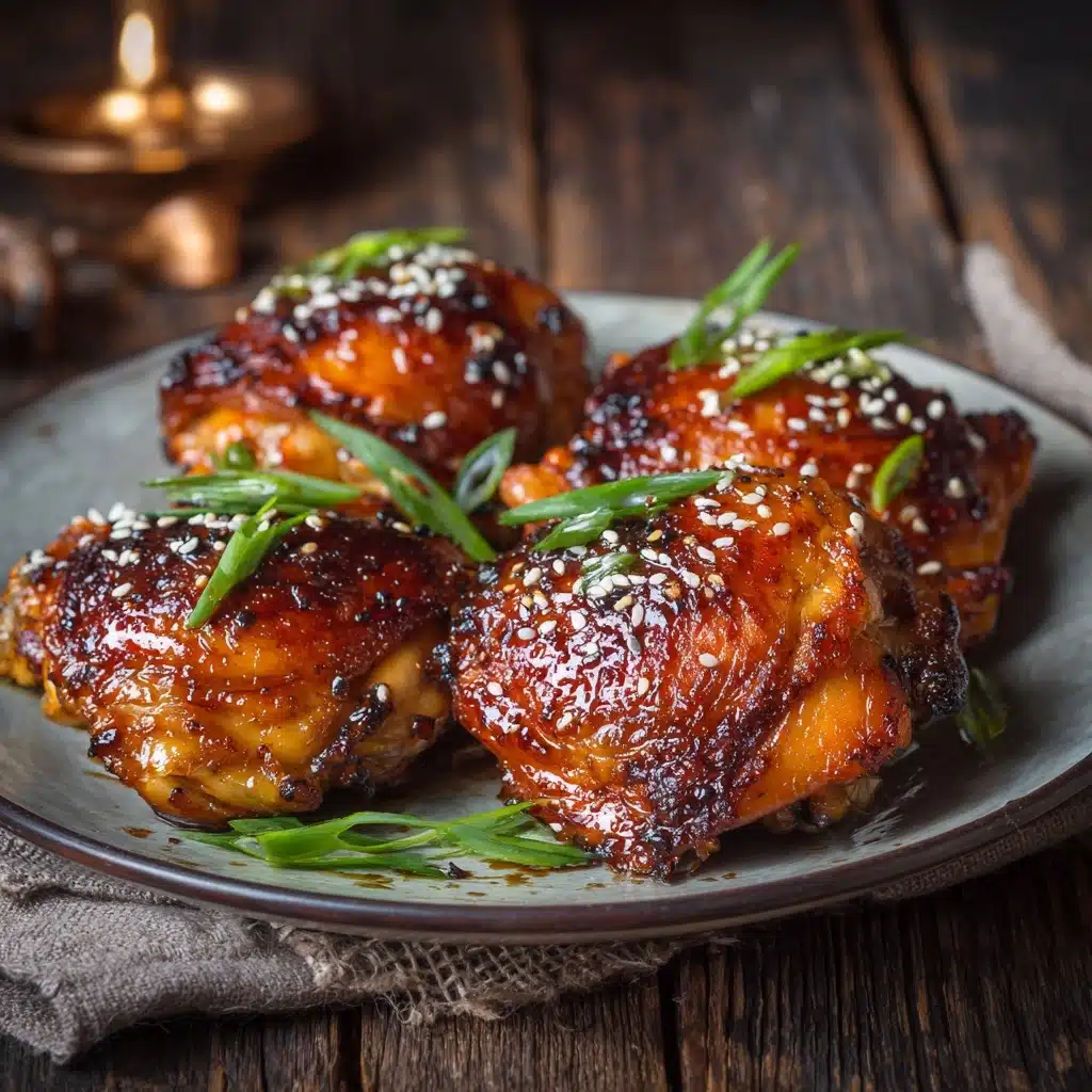 Honey Soy Baked Chicken Thighs Recipe - Recipe Image
