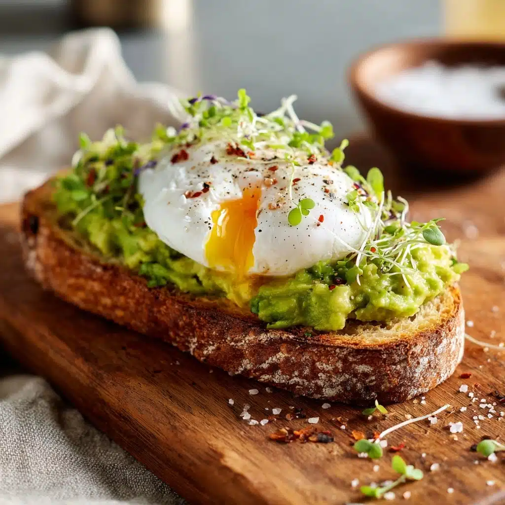 Avocado Toast with Poached Egg Recipe - Recipe Image