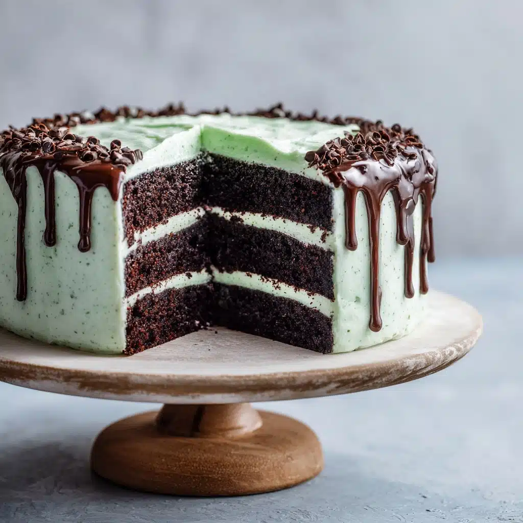 Mint Chocolate Cake Recipe - Recipe Image