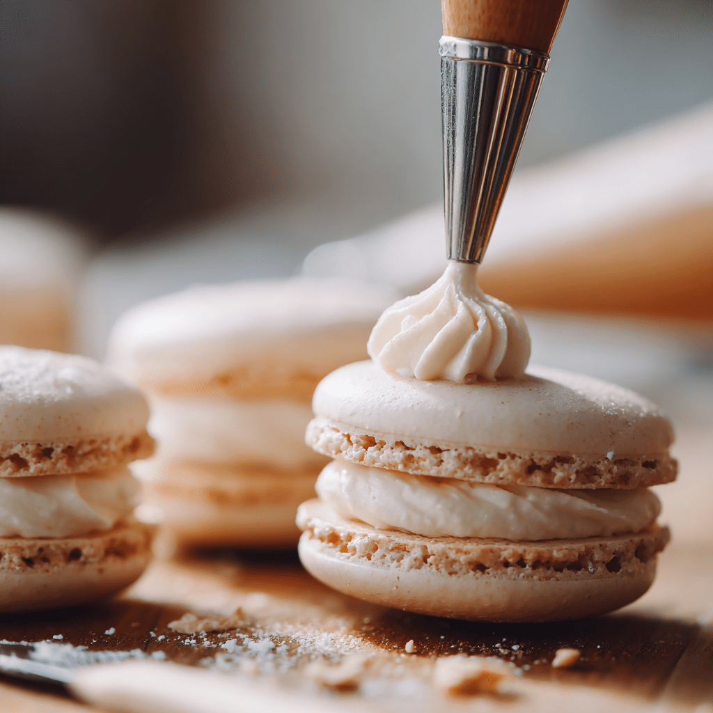 Ferrero Rocher Macarons Recipe - Recipe Image