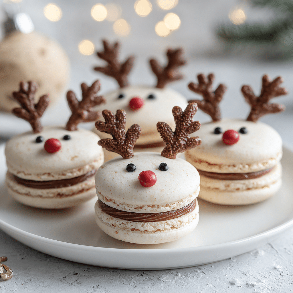 Reindeer Macarons Recipe - Recipe Image