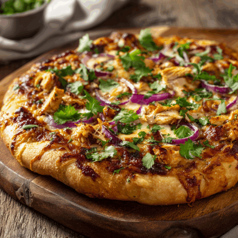 BBQ Chicken Pizza Recipe