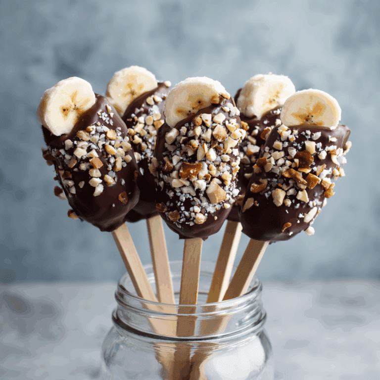 Frozen Chocolate Banana Pops Recipe