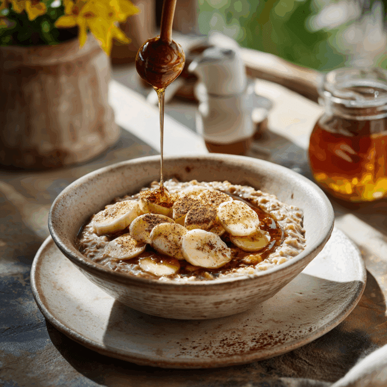 Banana Oatmeal Bowl Recipe