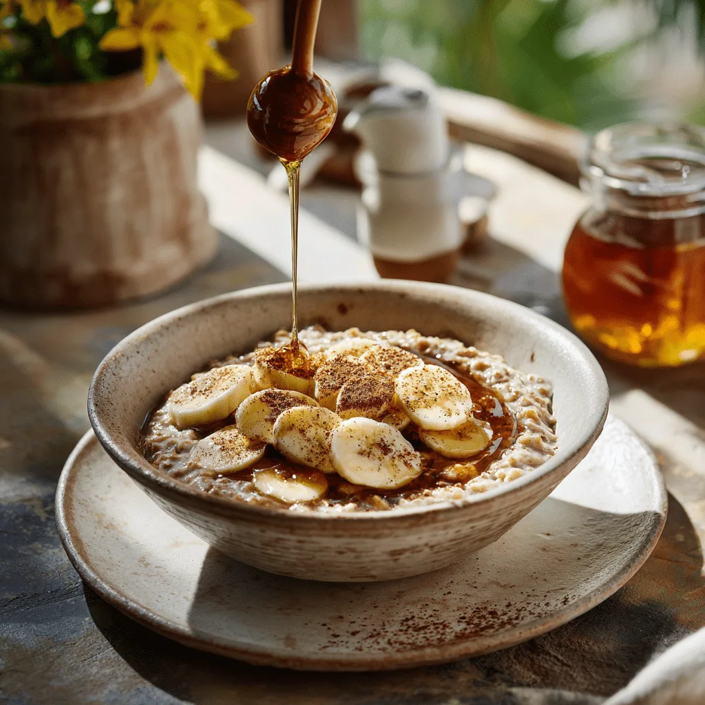 Banana Oatmeal Bowl Recipe