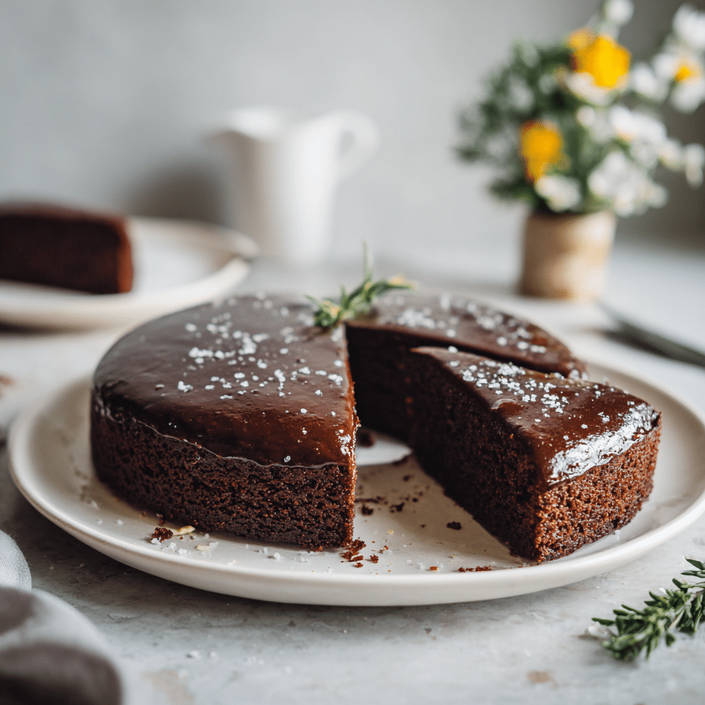 Chocolate Olive Oil Cake Recipe - Recipe Image
