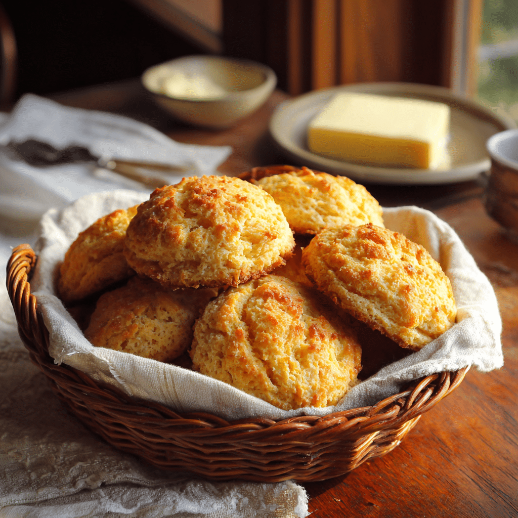 Cornmeal Biscuits Recipe - Recipe Image
