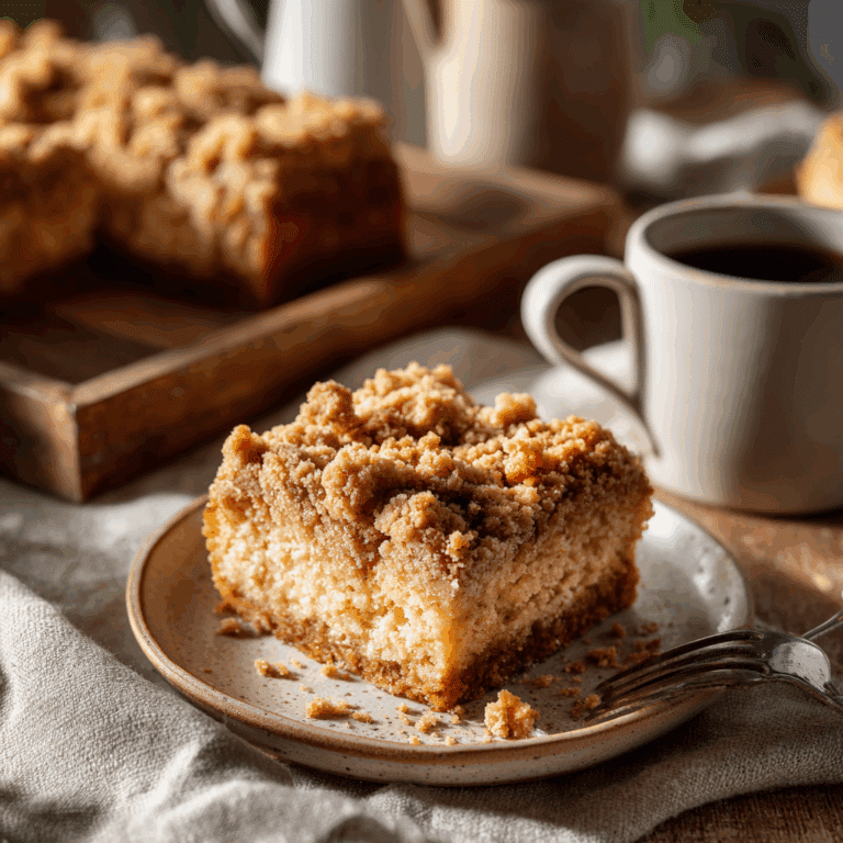 Cardamom Crumb Cake Recipe