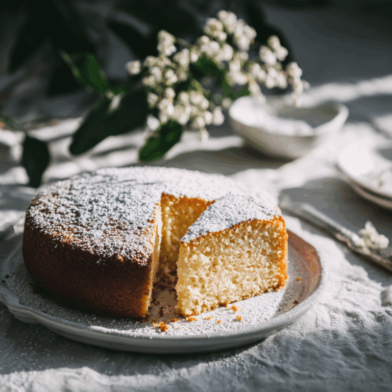 Almond Ricotta Cake Recipe