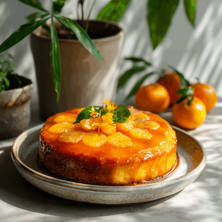 Flourless Tangerine Cake Recipe
