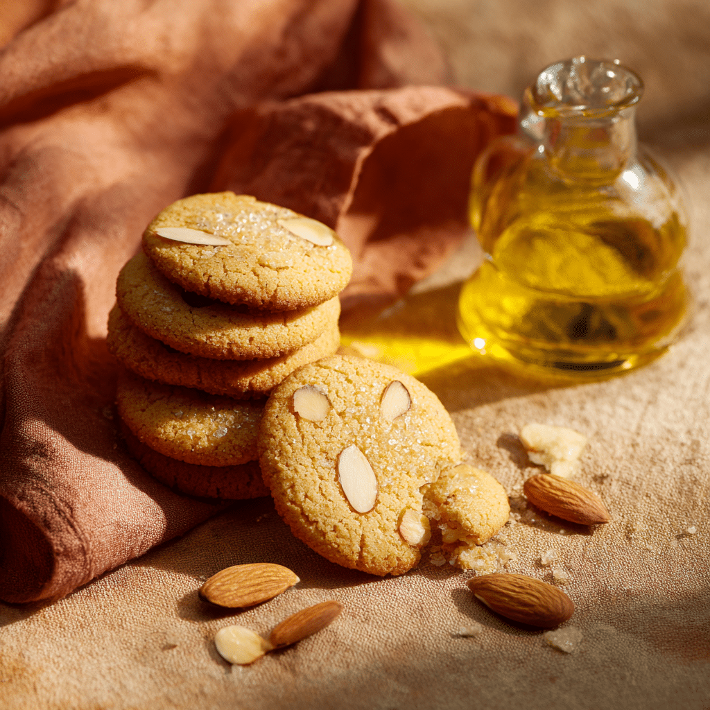 Almond Olive Oil Cookies - Recipe Image
