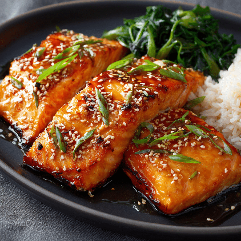 Air Fryer Honey Soy Salmon