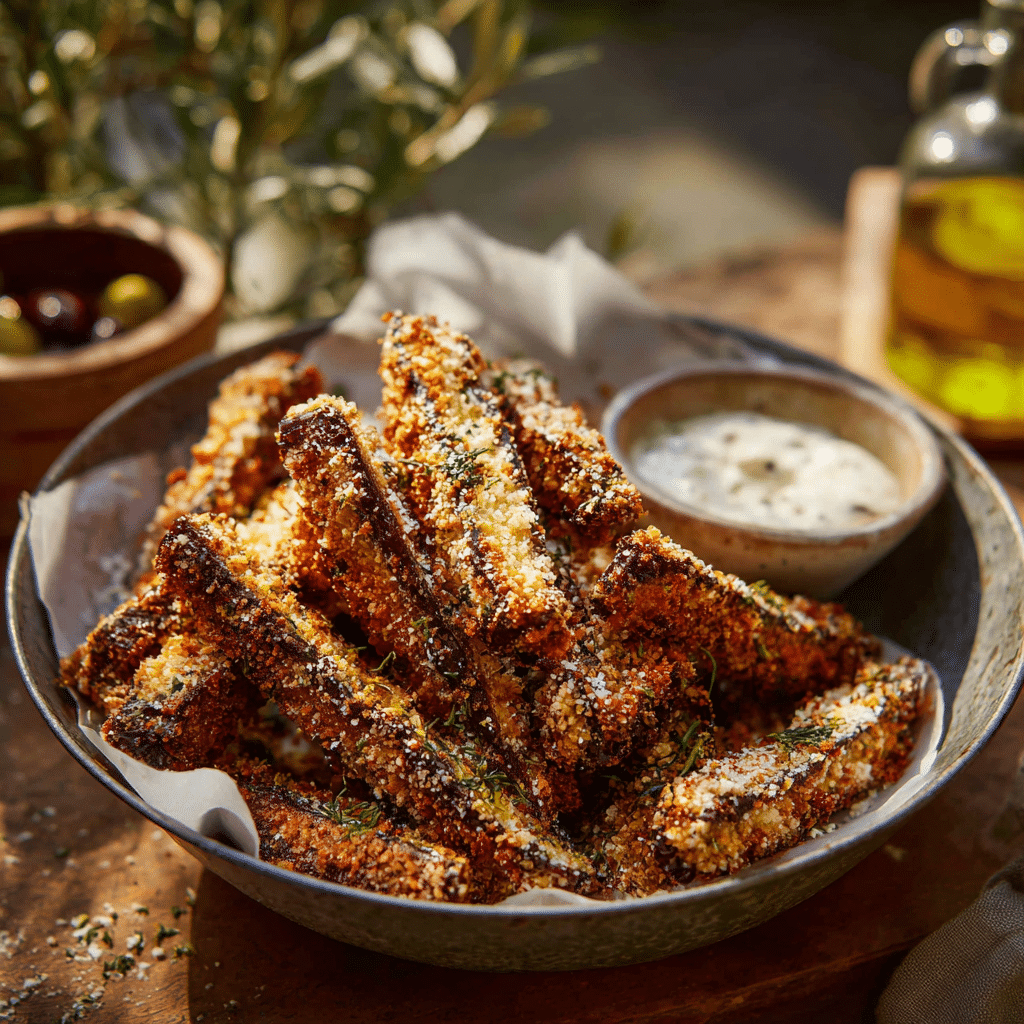 Air Fryer Eggplant Fries - Recipe Image
