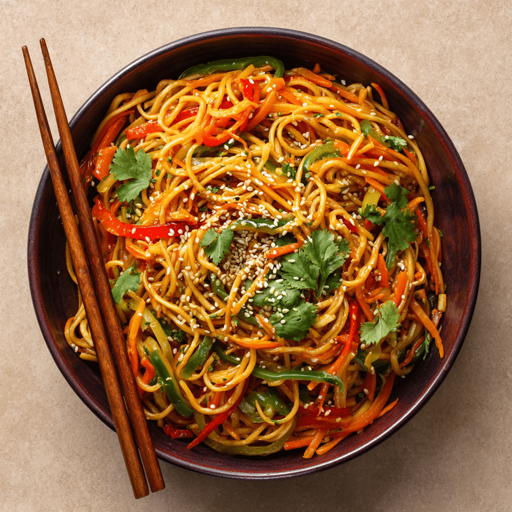 Asian Sesame Noodle Salad - Recipe Image
