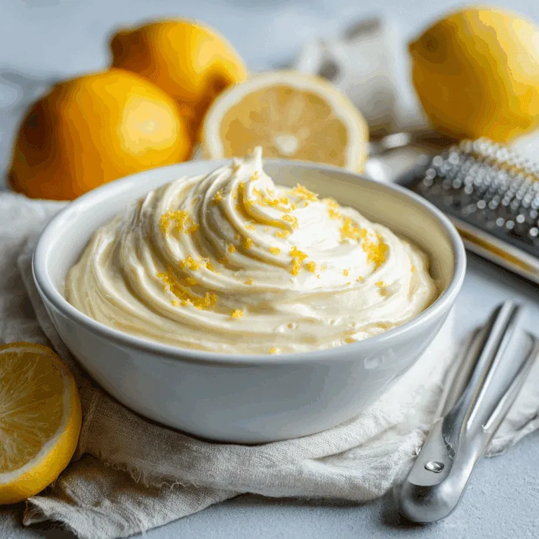 Lemon Cream Cheese Frosting Recipe