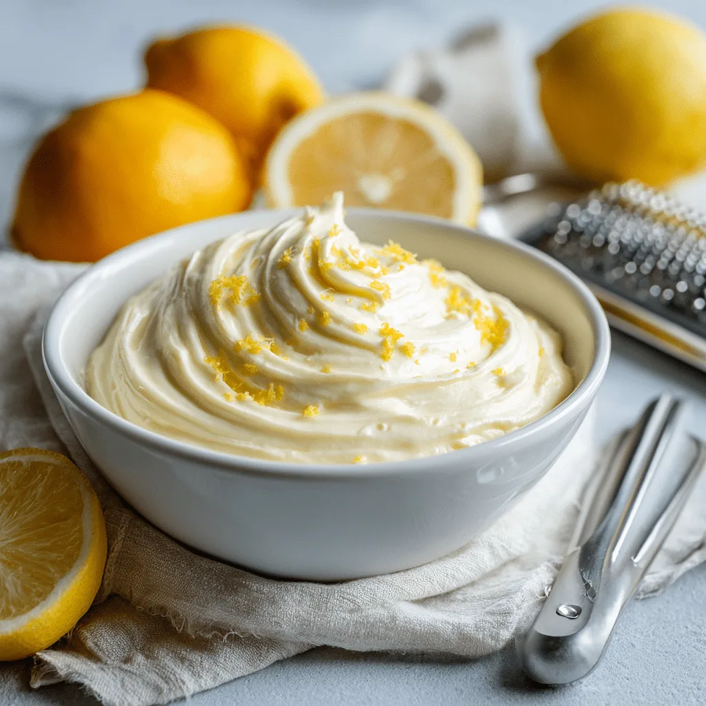 Lemon Cream Cheese Frosting Recipe