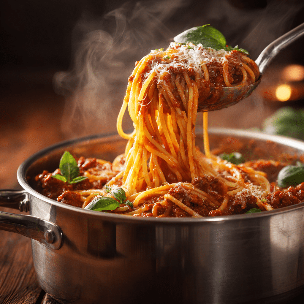 Easy One-Pot Spaghetti Bolognese Recipe - Recipe Image