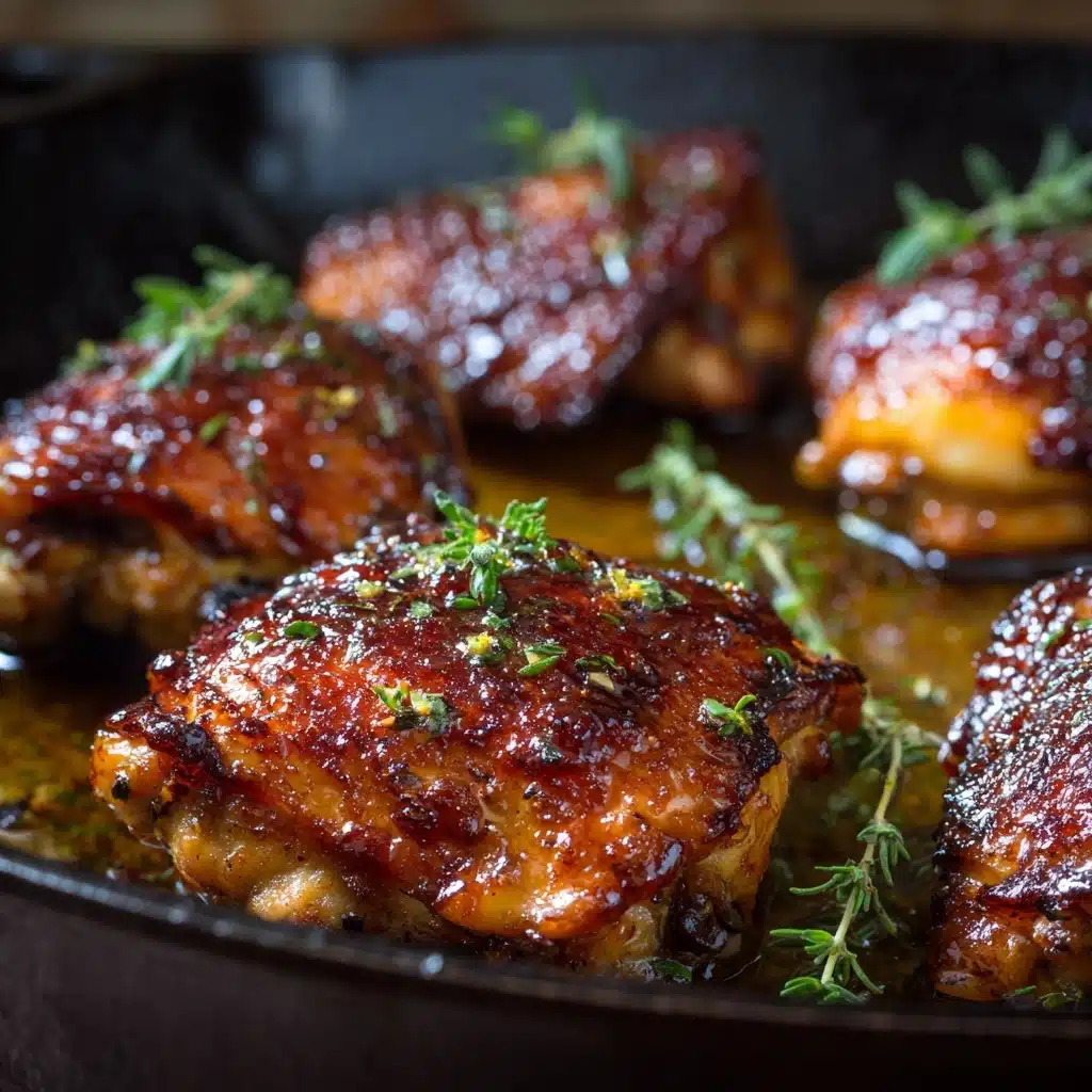 Honey Butter Baked Chicken Thighs Recipe
