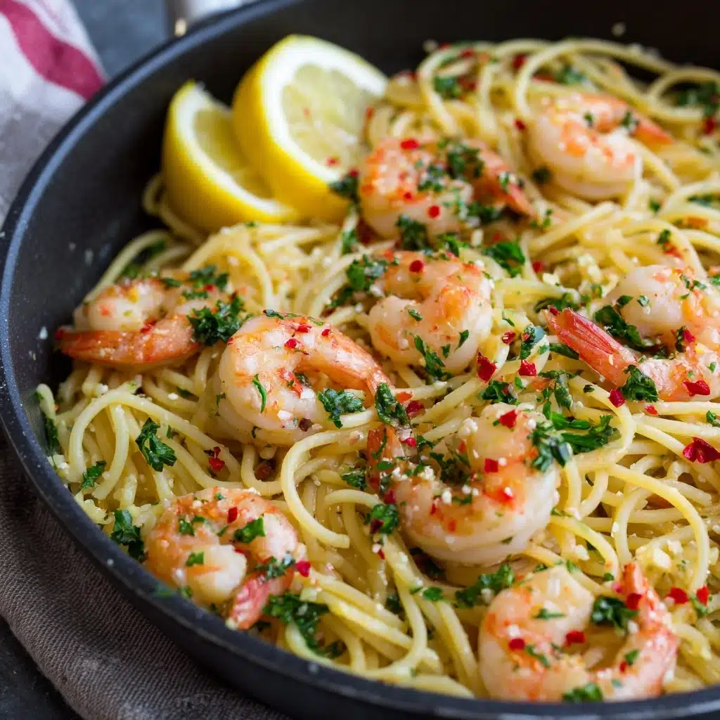 Lemon Butter Shrimp Pasta Recipe