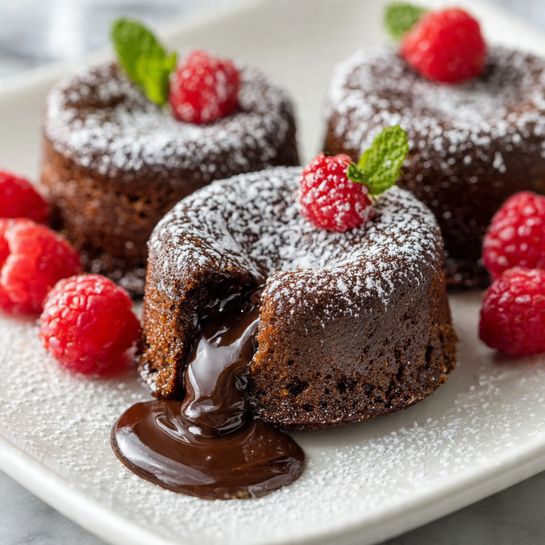 Mini Chocolate Lava Cakes Recipe