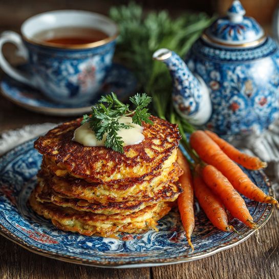Carrot Pancakes Recipe - Recipe Image