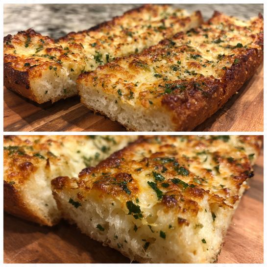 Cheesy Garlic Bread Recipe - Recipe Image
