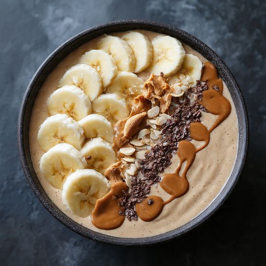 Banana Peanut Butter Smoothie Bowl Recipe