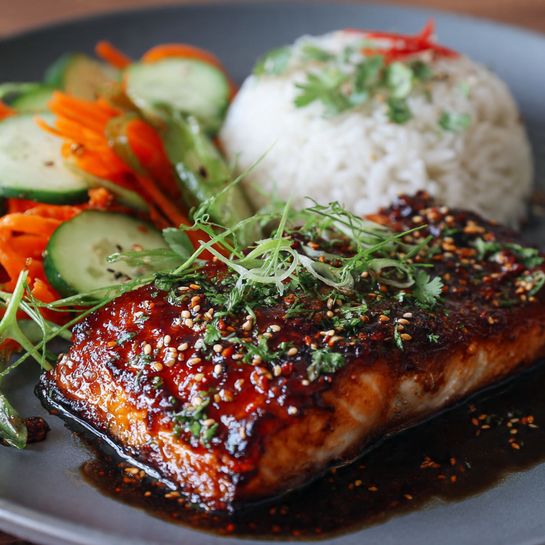 Honey Soy Glazed Salmon Recipe - Recipe Image