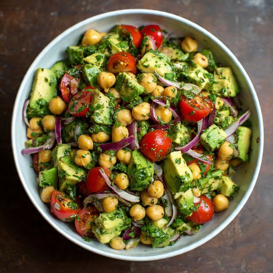 Chickpea Avocado Salad Recipe - Recipe Image