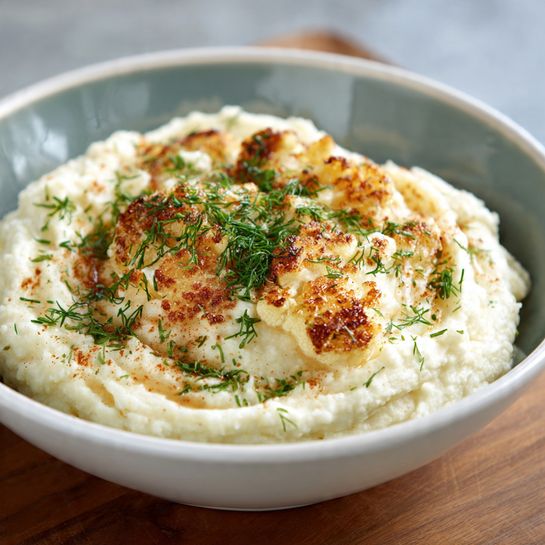 Creamy Garlic Mashed Cauliflower Recipe - Recipe Image