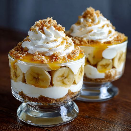 Banana Cream Pie Parfaits Recipe - Recipe Image